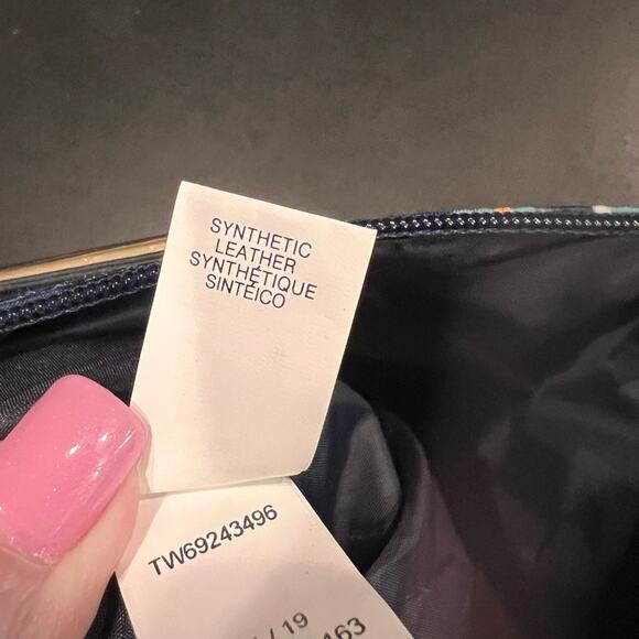 Tommy Hilfiger palm tree print zippered wristlet 7.5 x 5 - Picture 6 of 6